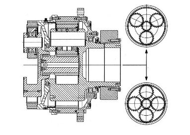 大扭矩行星減速機結(jié)構(gòu)圖